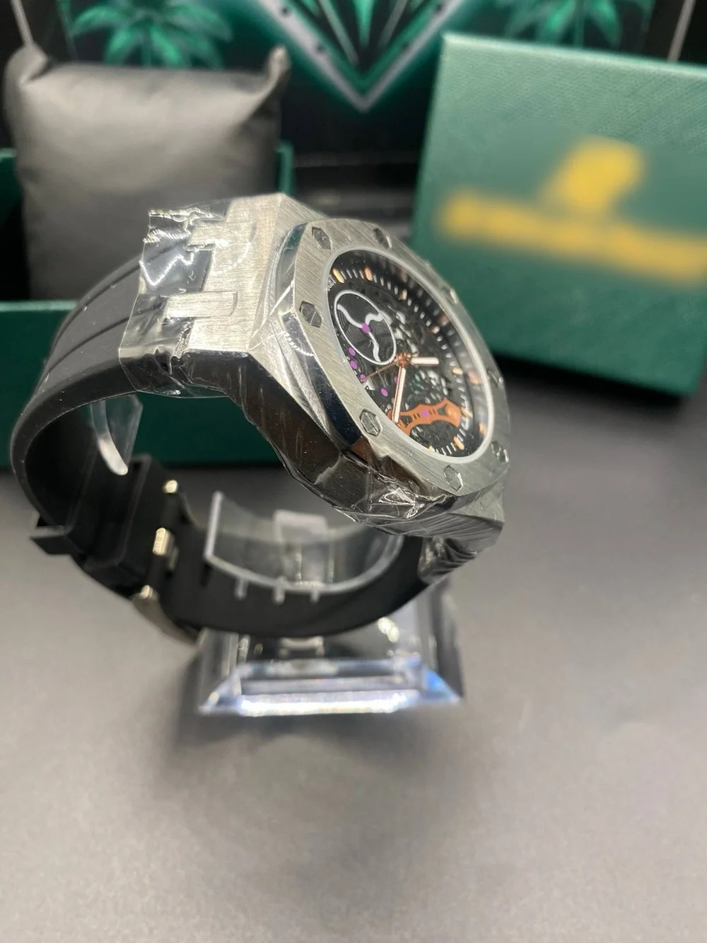 Royal Oak Skeleton Black Orange Accents *Box Included*
